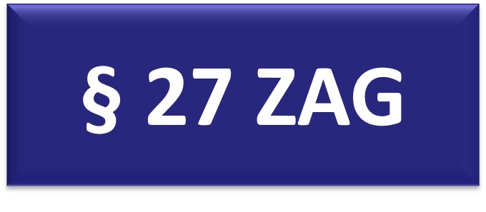§ 27 ZAG